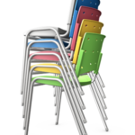 Cadeira ErgoPlax Mais Fixa em cores